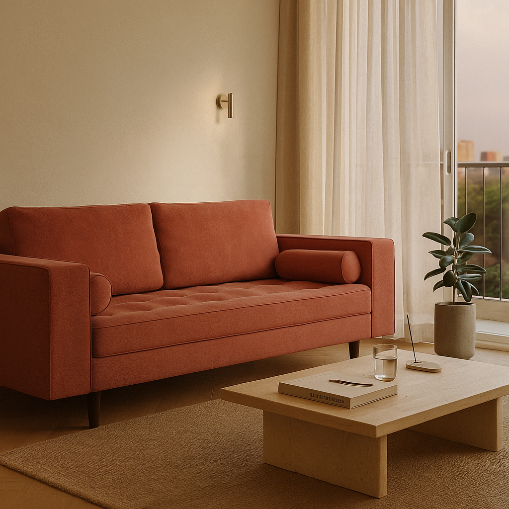Birch Fabric Sofa
