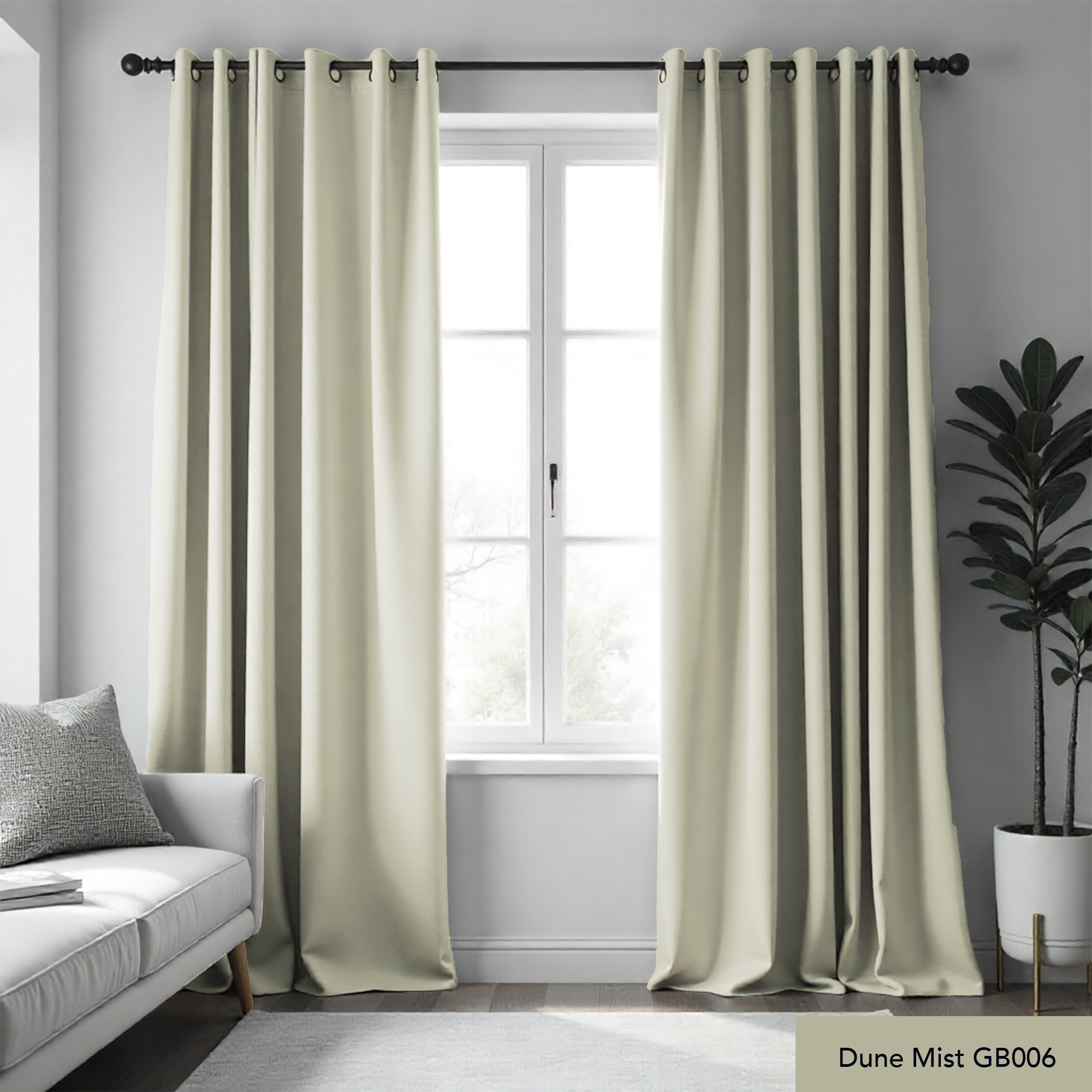 Blackout Curtain 7 Feet Single