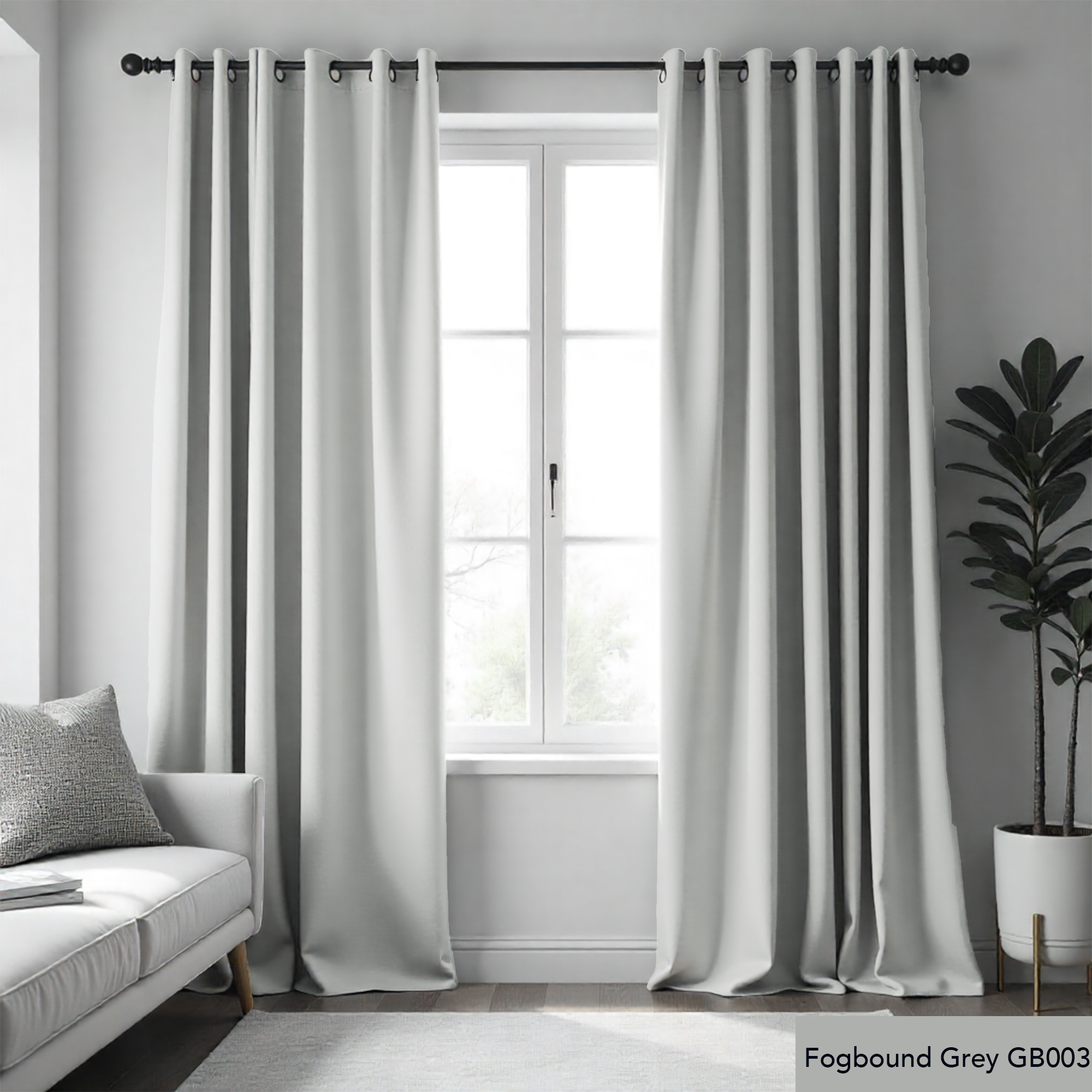 Blackout Curtain 7 Feet Single