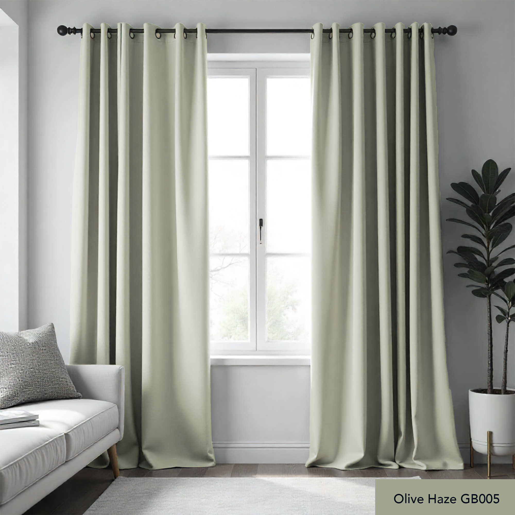 Blackout Curtain 7 Feet Single