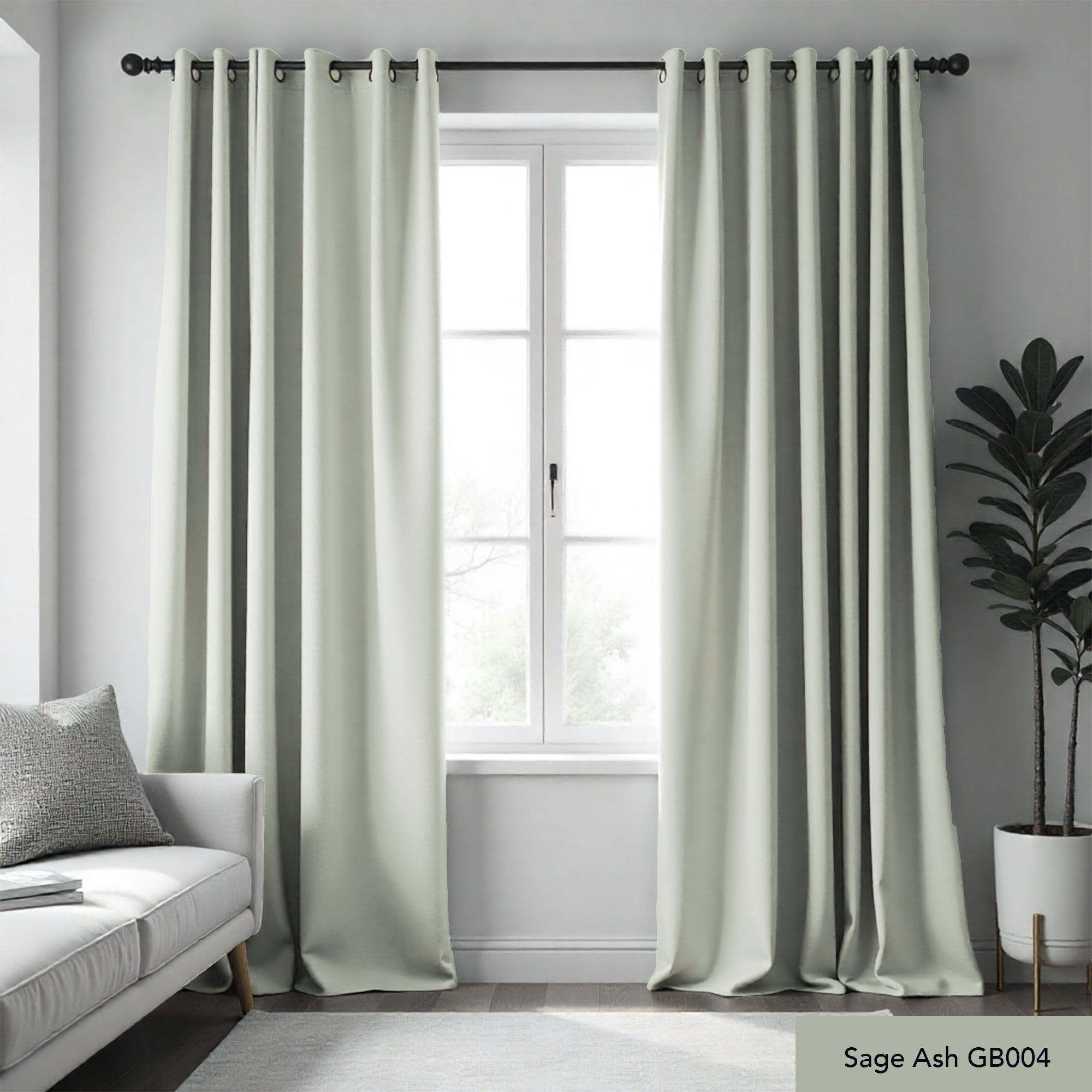 Blackout Curtain 7 Feet Single